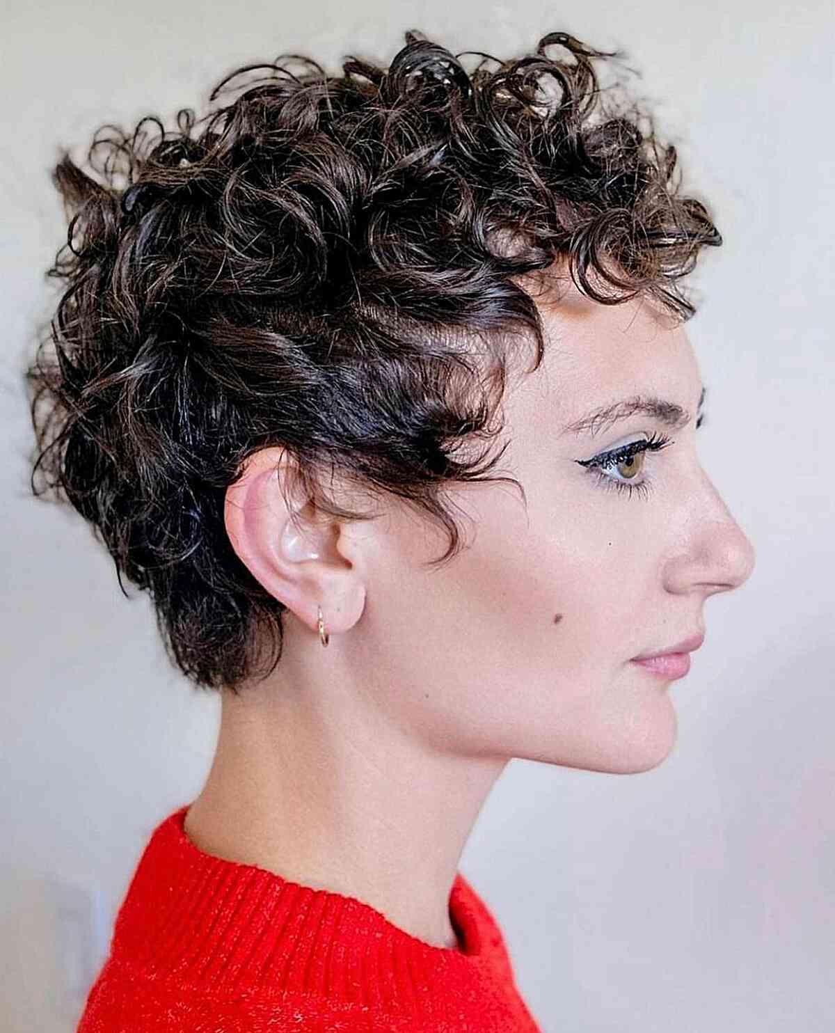 Short Pixie Crop with Bouncy Waves