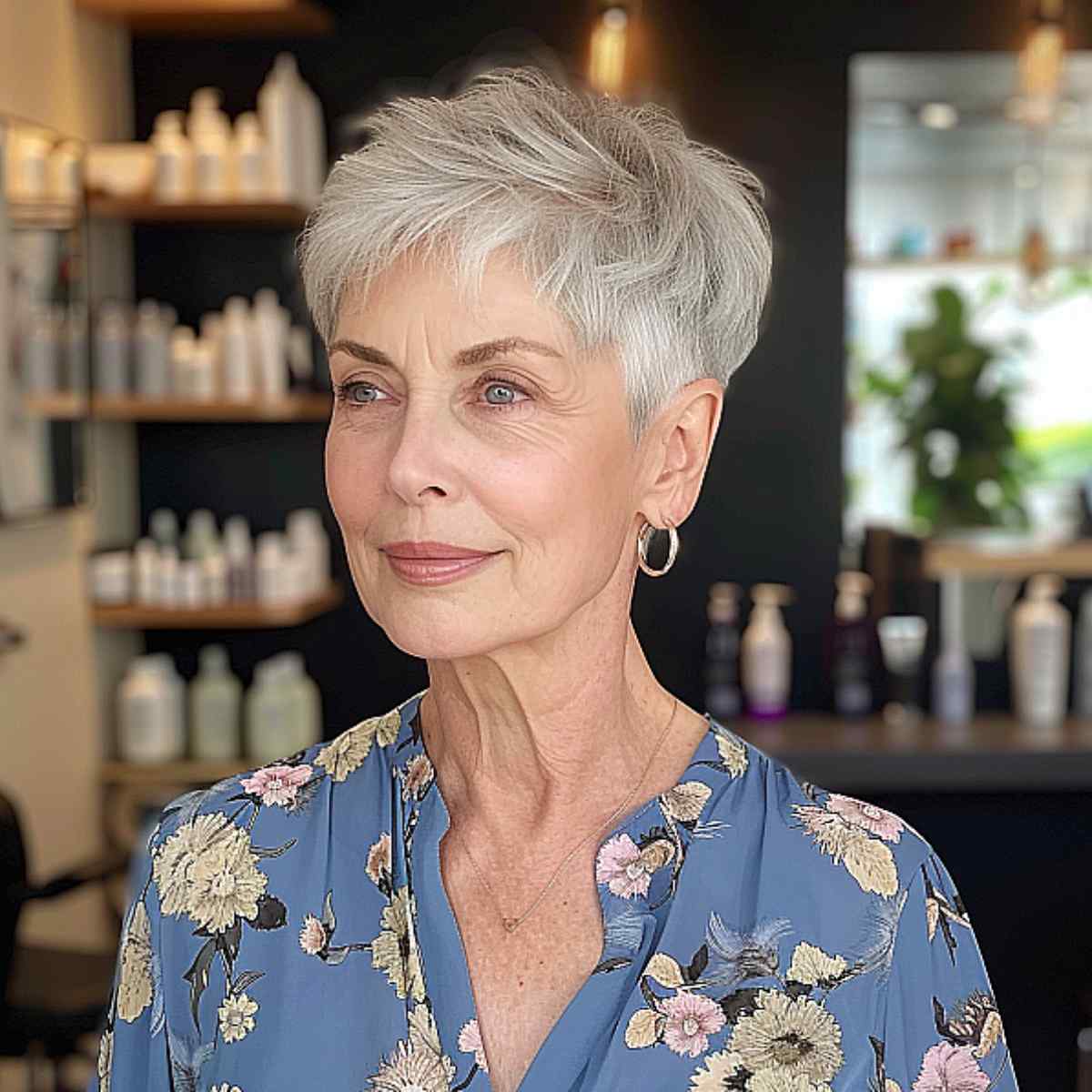 Short Pixie for Low-Maintenance 70-Year-Olds