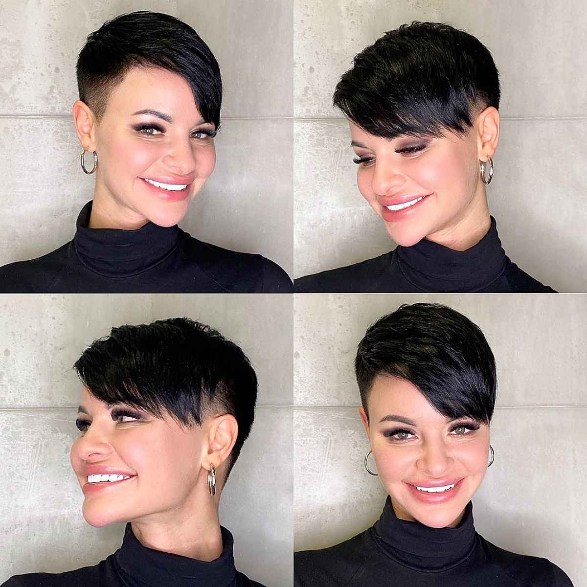 Short Pixie with Buzzed Sides