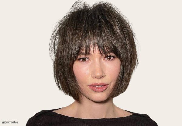 9. Short Shag Haircut with Bangs: 30 Chic and Stylish Ideas - wide 9
