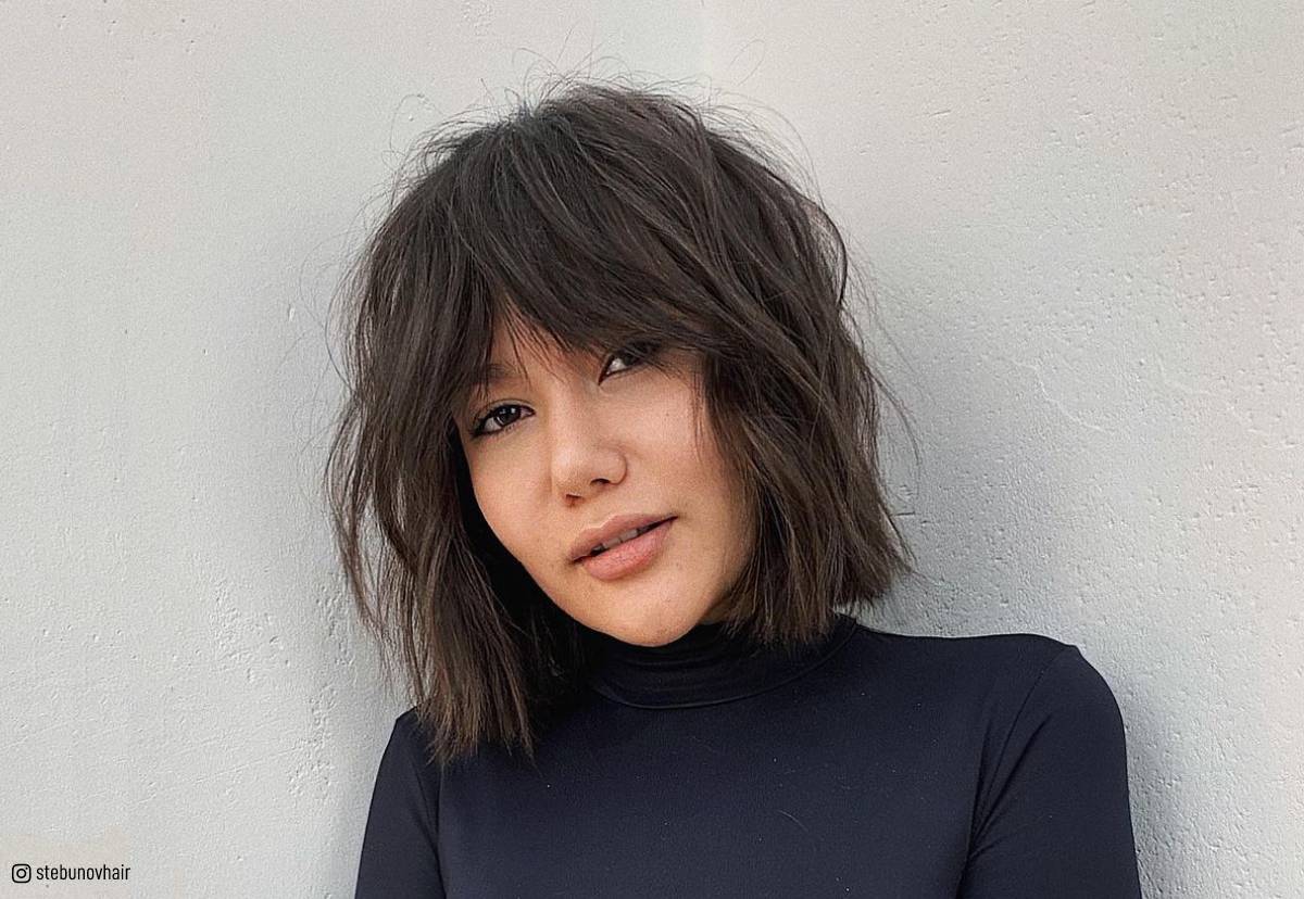 These 30 Short Shaggy Bob Haircuts Are The On-Trend Look Right Now