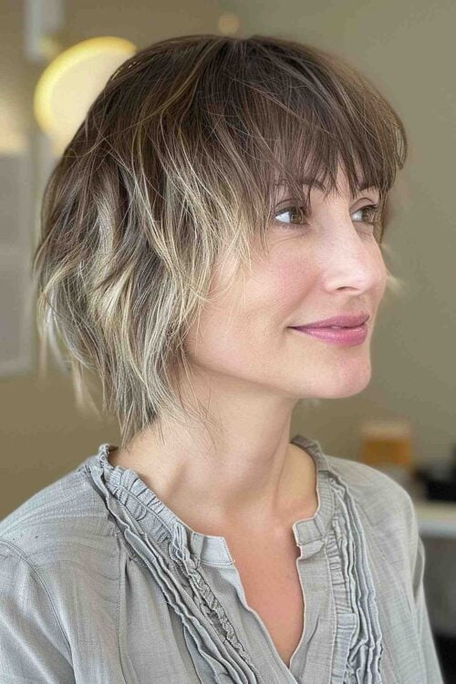 50 Hottest Shaggy Bob Haircuts To Copy This Year 0531