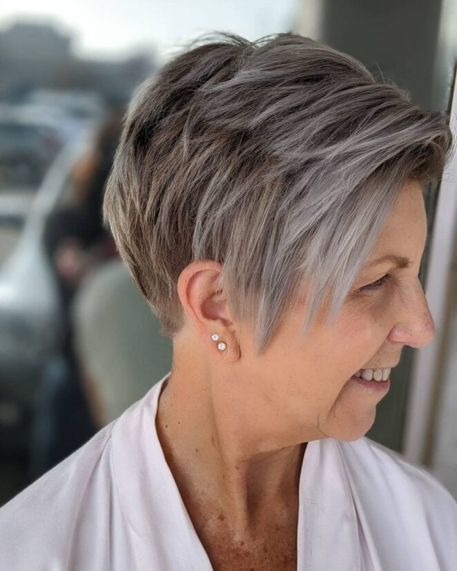 30 Trendy Short Haircuts For Older Women With Fine Hair To Boost Volume 