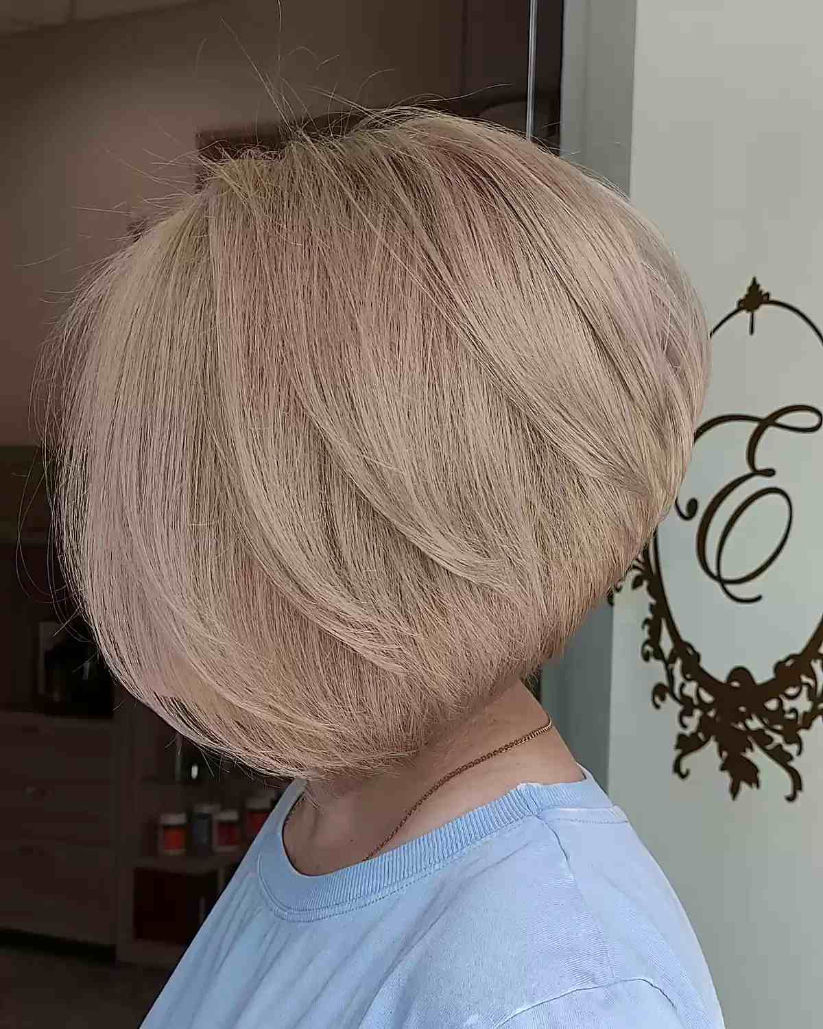 Short Stacked Wedge Haircut