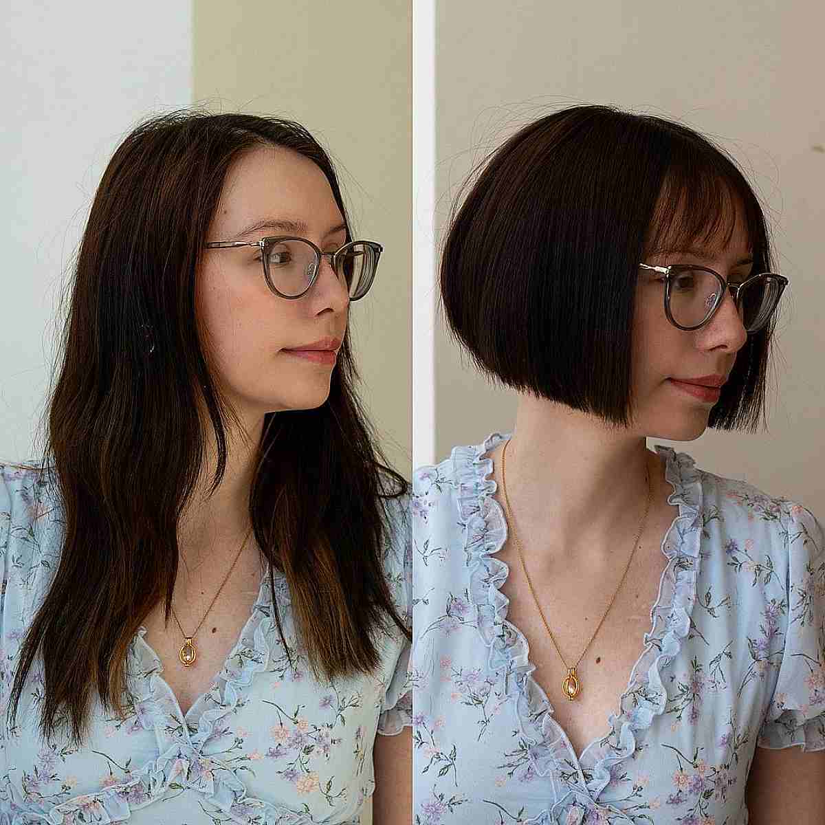 Short Straight Hair with Soft Stacked Layers for Girls