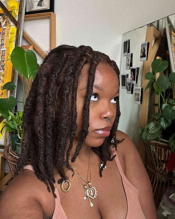 16 Short Faux Locs That Are Straight Lewk