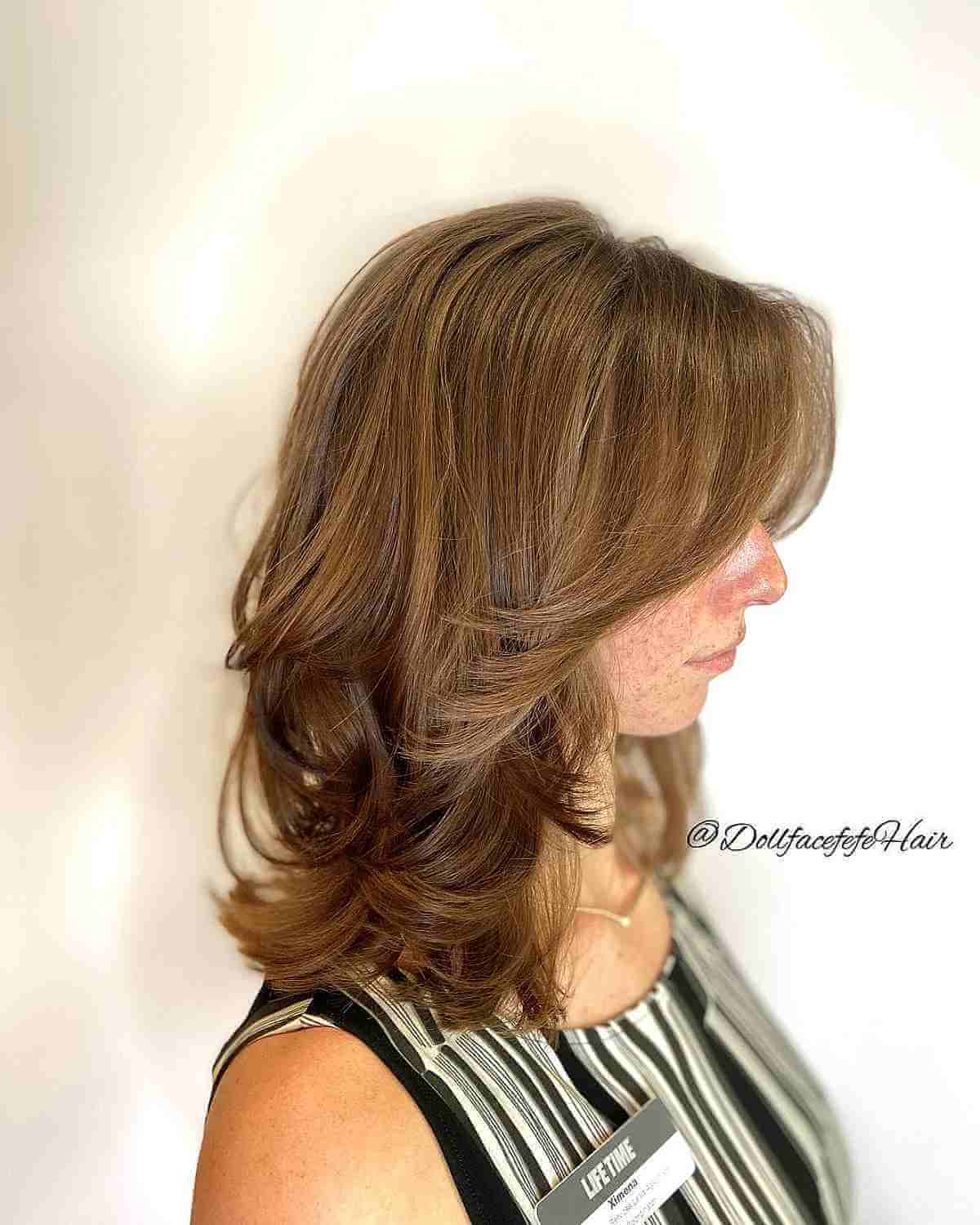 Short to Mid-Length Fine Hair with Dimensional Layers