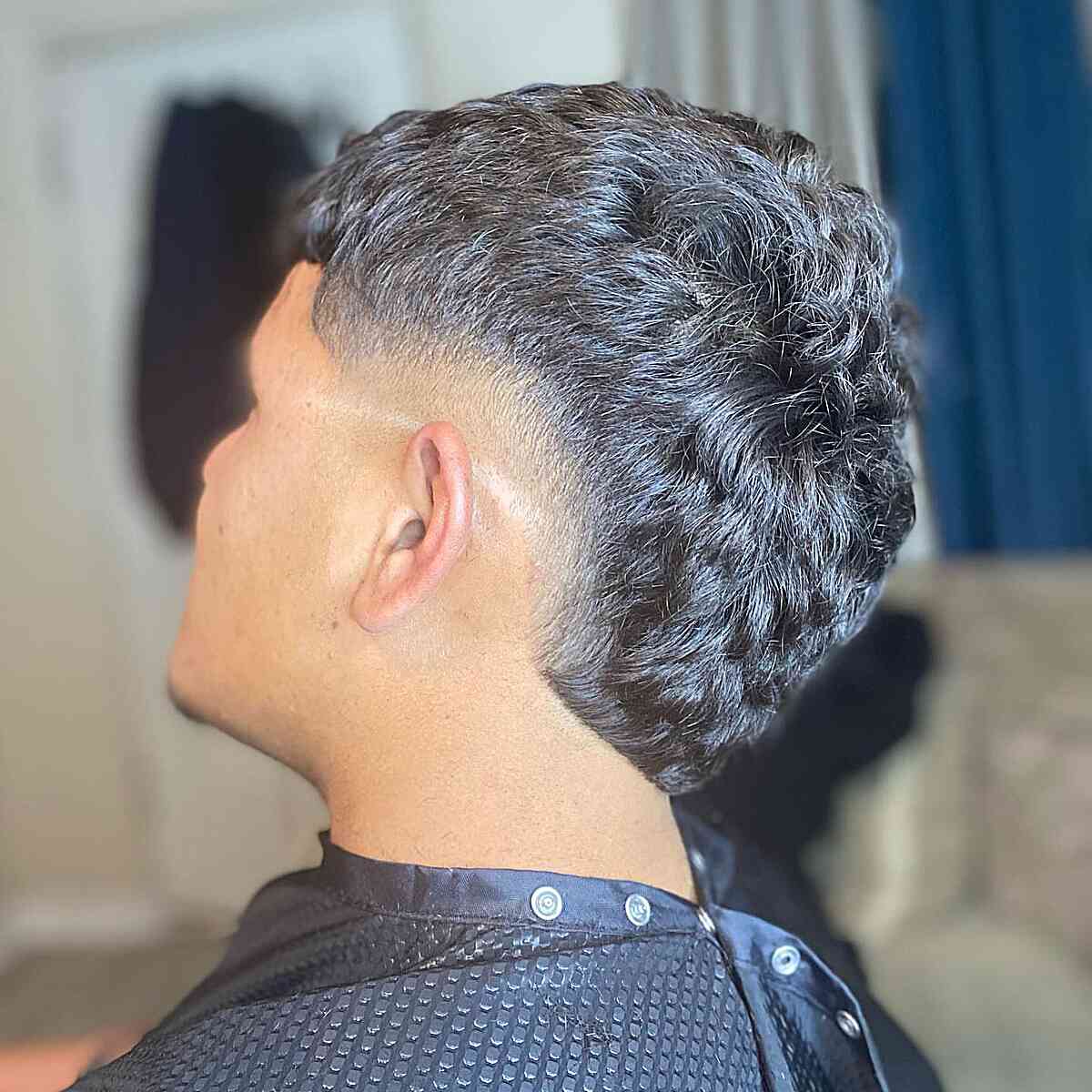 Short Waves with Mid Burst Taper Fade on Guys