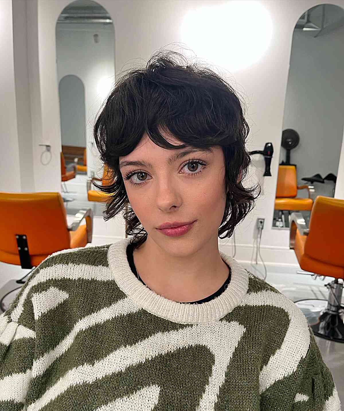 Short Winged Cut with Messy Layers