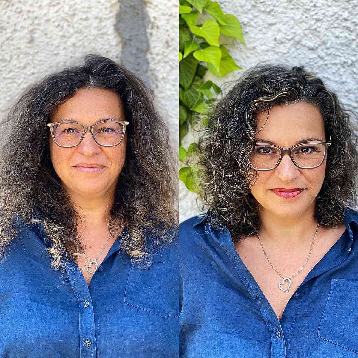 shoulder-length-curls-with-a-subtle-side-part-for-ladies-over-fifty-with-glasses