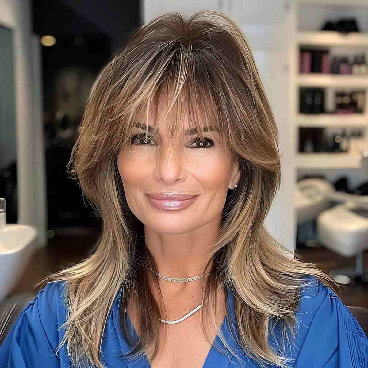 53 Best Layered Hair with Bangs for 2023
