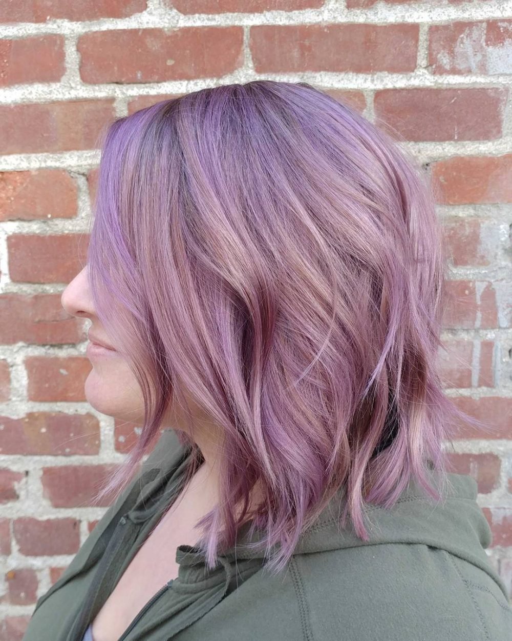 Light Pastel Purple Hair Color