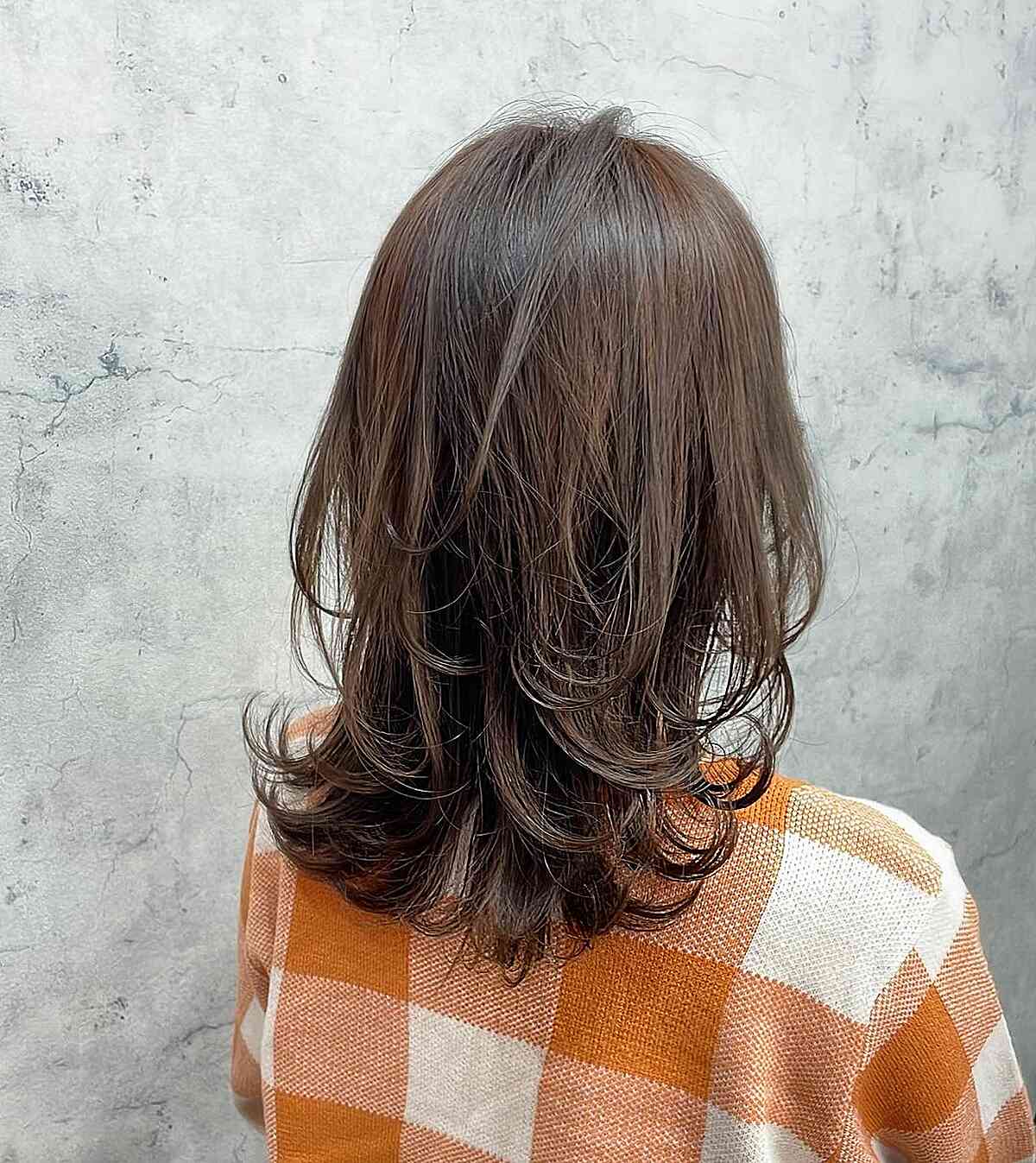 Shoulder-Length Thin Hair with Swoopy Layers