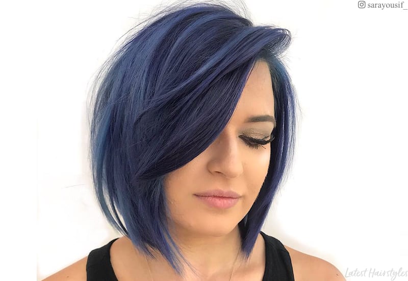 Short Bob Hairstyles With Side Part