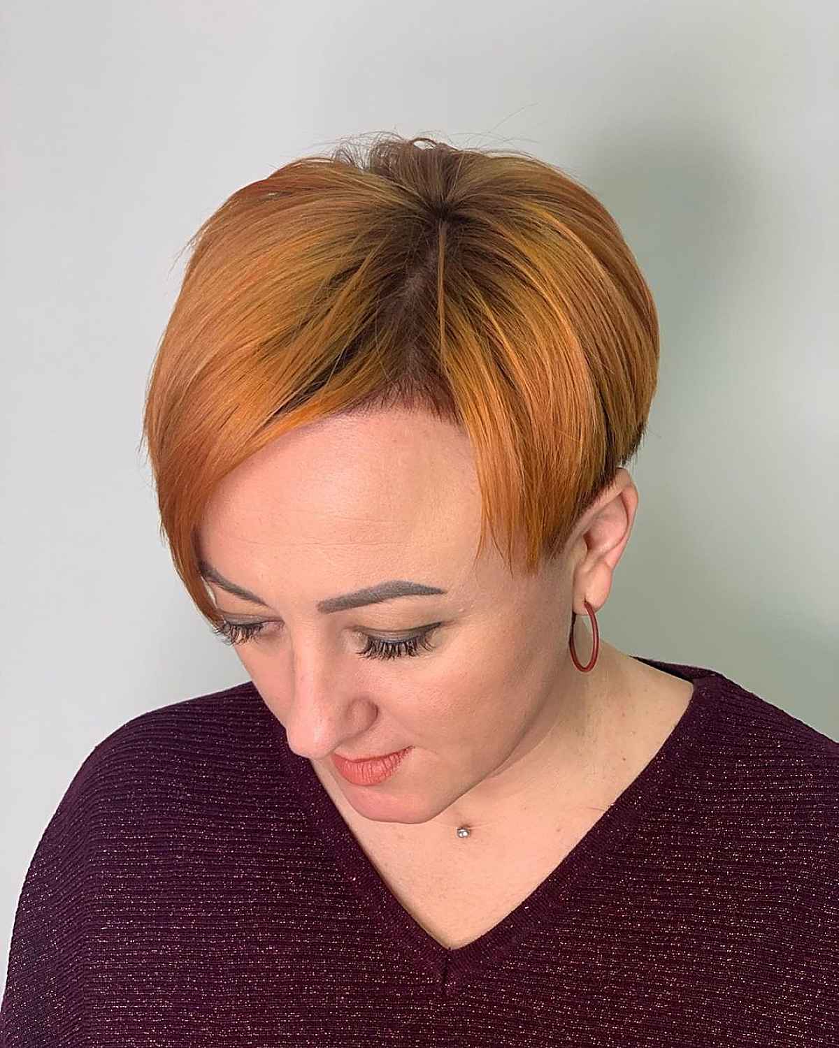 Side-Parted Pixie on Fine Hair