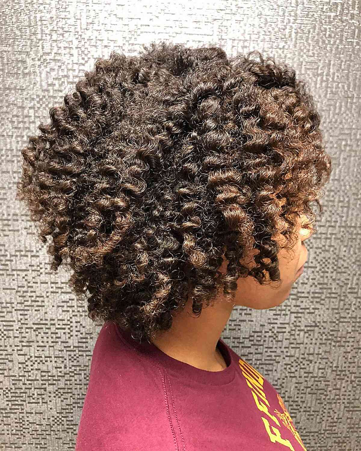 Side-Parted Soft Twist Out for Short Hair