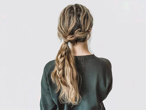 Side ponytails for long hair ideas