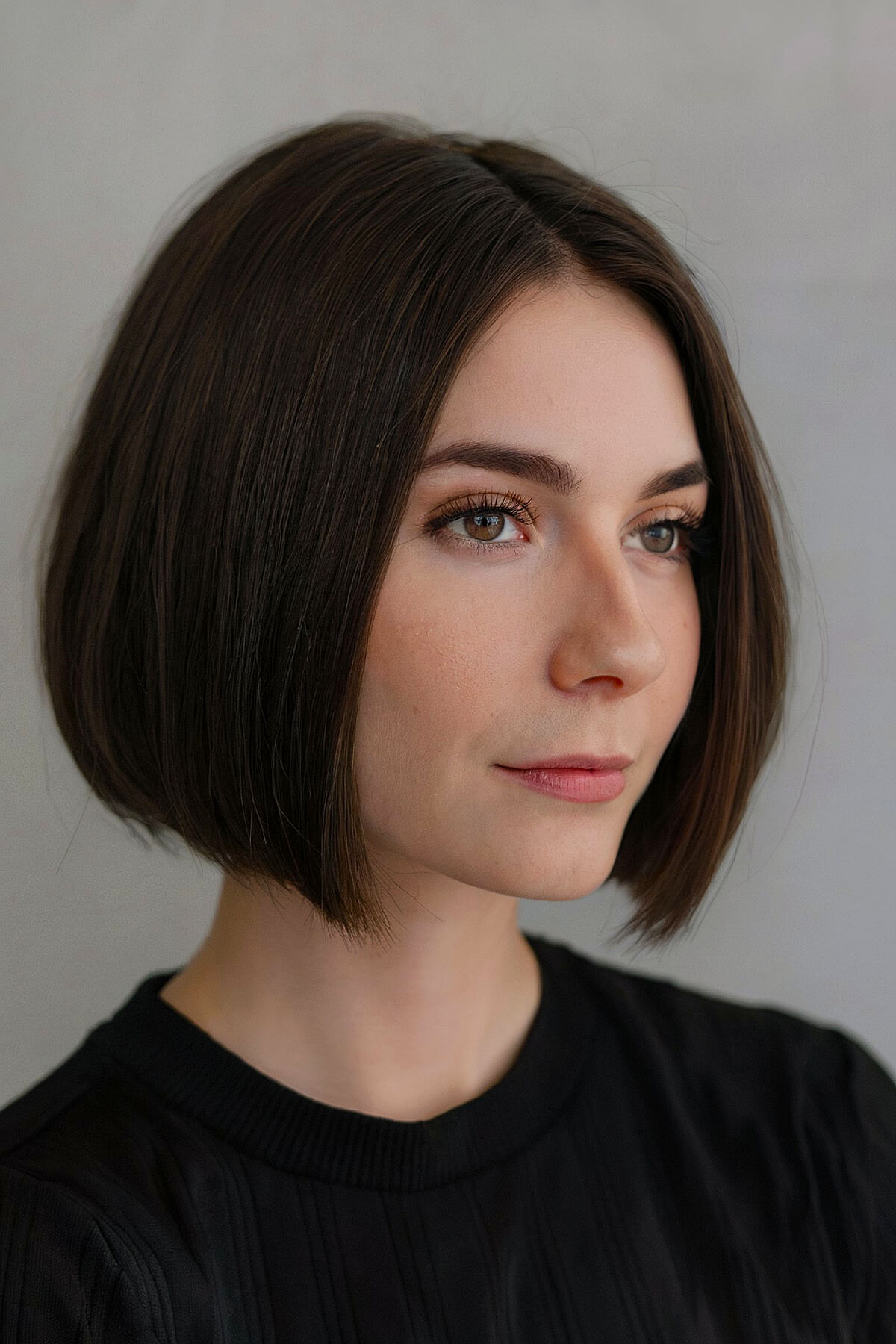 Silhouette bob hairstyle for women over 30