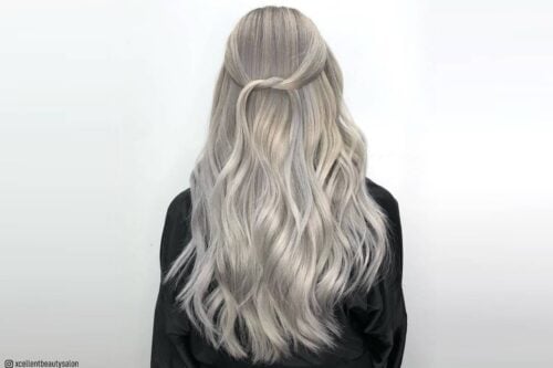Silver blonde hair colors