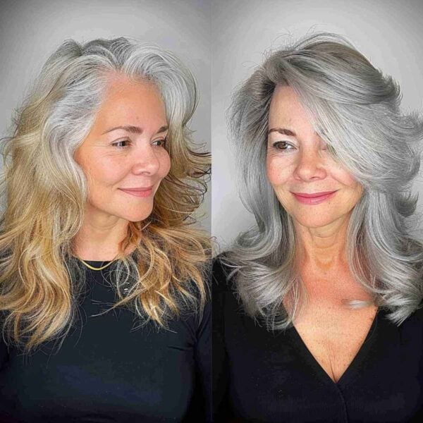 54 Youthful Medium-Length Hairstyles for Women Over 50