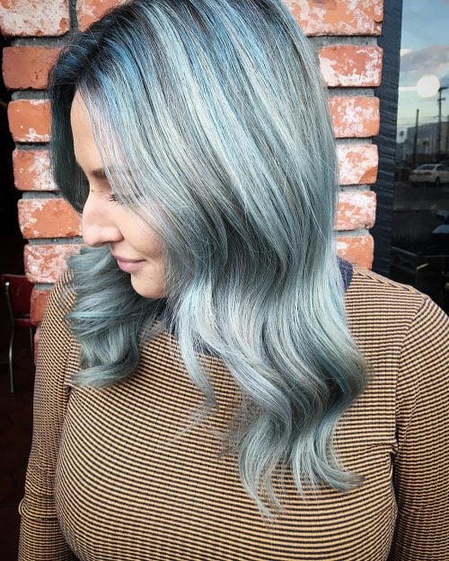 Dark Blue Hair Inspiration: 21 Photos of Navy Blue Hair