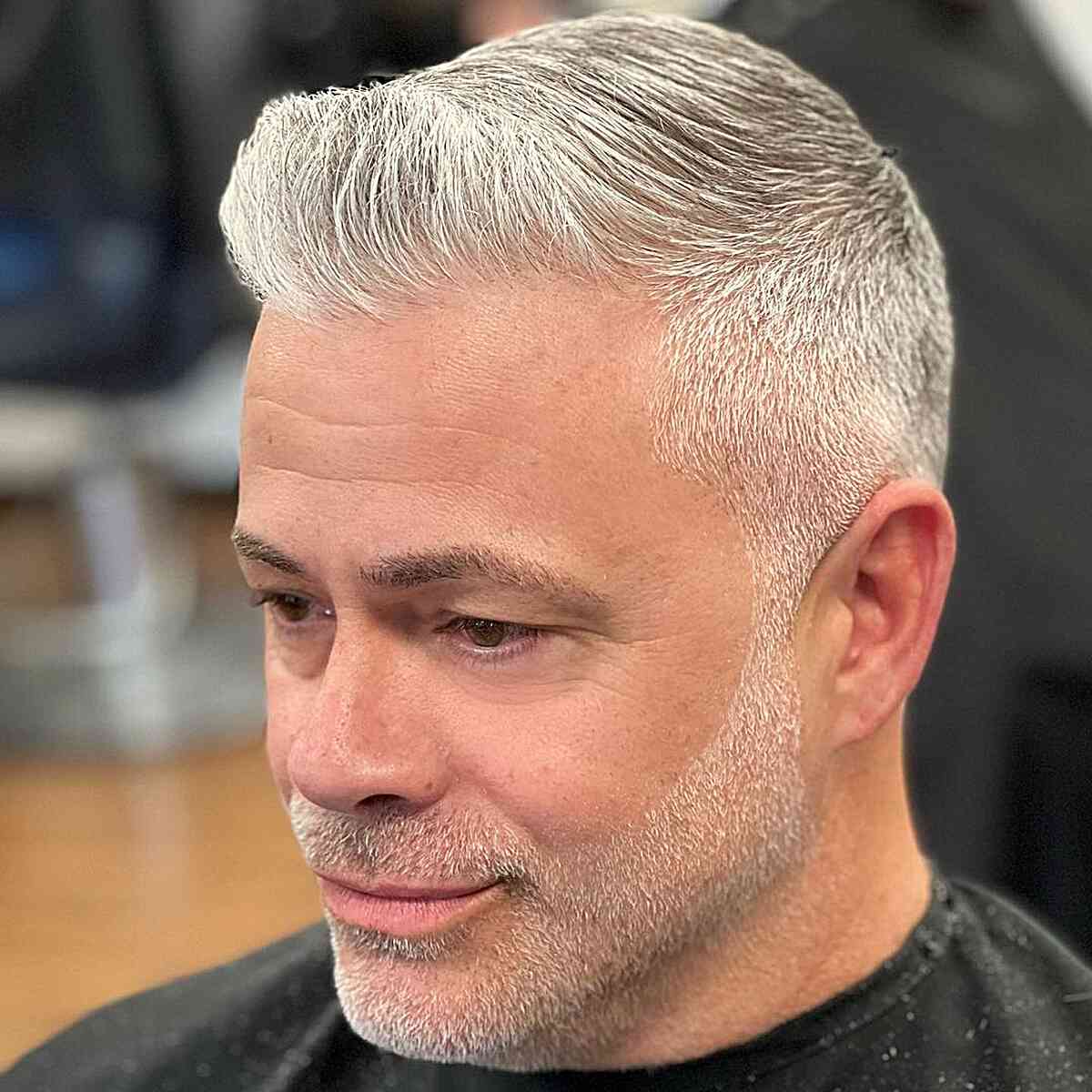 Silver Fox Comb Over for Older Men