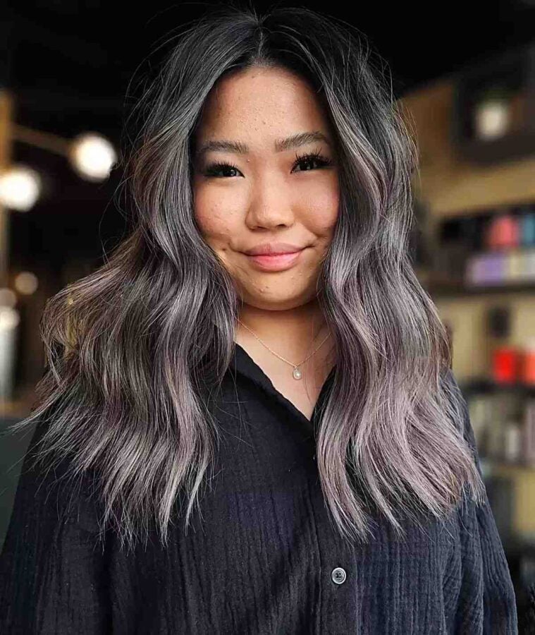 31 Stunning Grey Balayage Hair Color Ideas for Women of All Ages