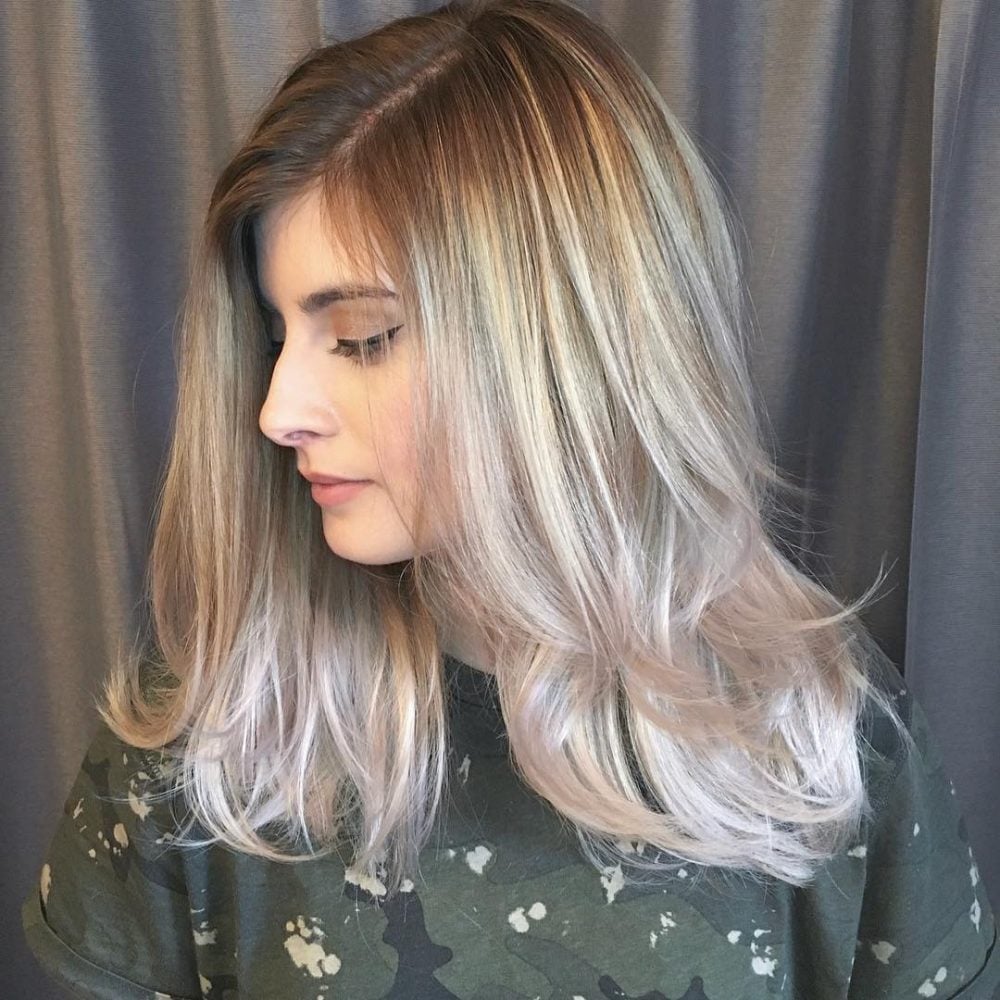 Chic Silver strands highlights