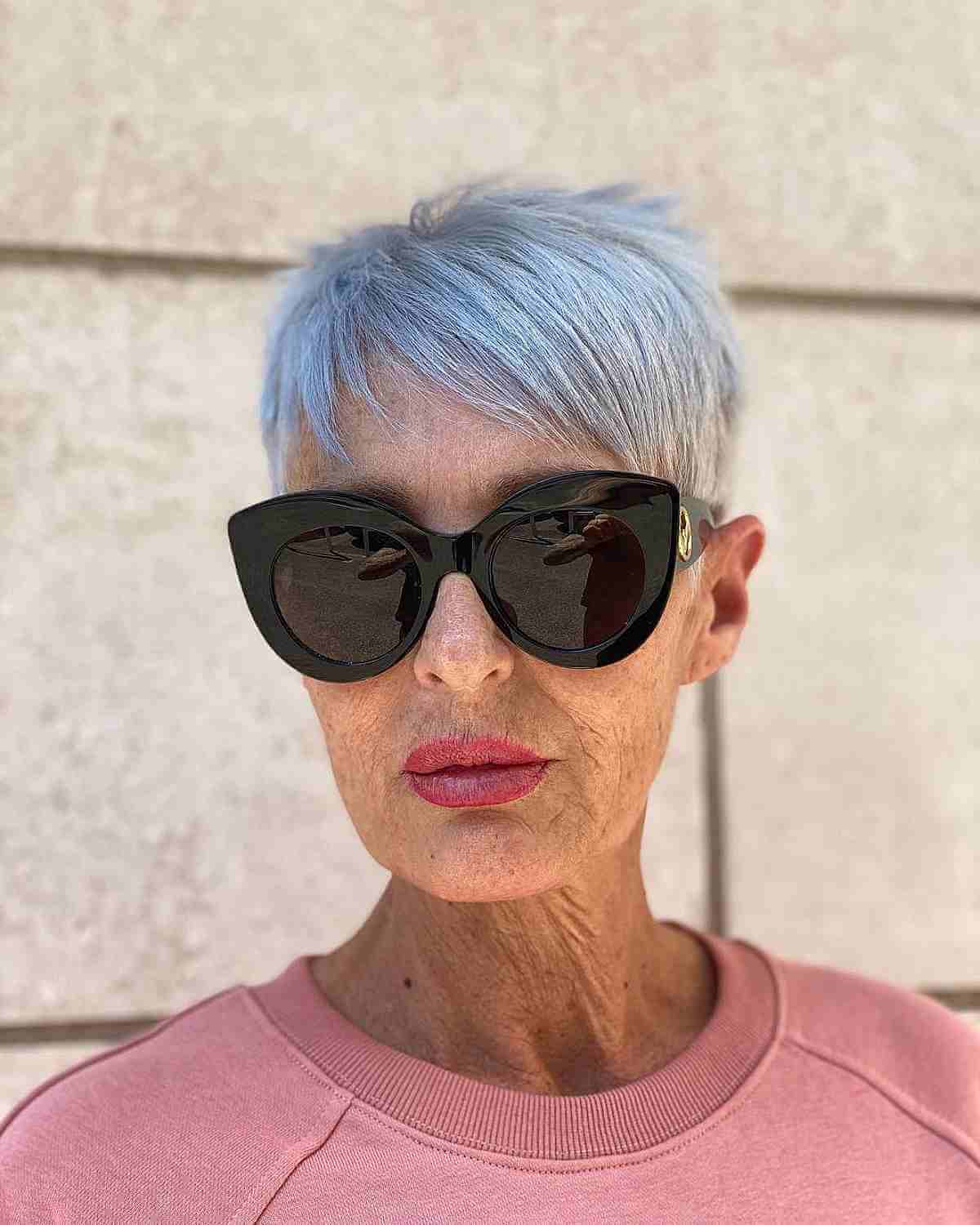 Silver Pixie with Shades