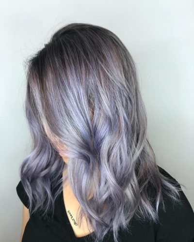 17 Hottest Silver Purple Hair Colors of 2024