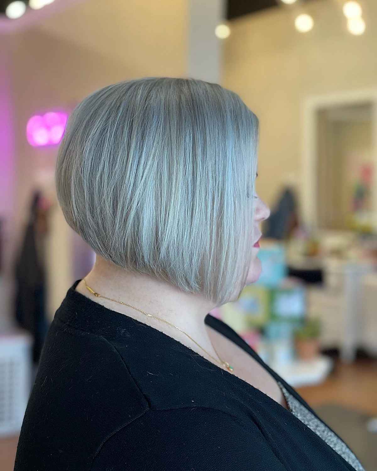 silver to platinum for short hair
