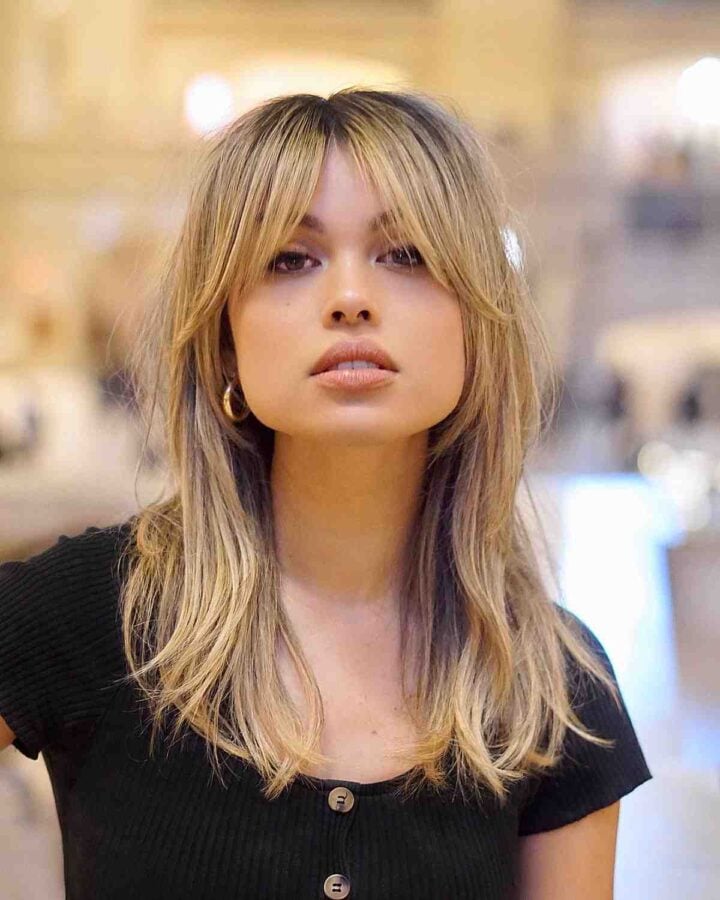 31 Flattering Ways To Wear Bangs For Square Face Shapes 8604