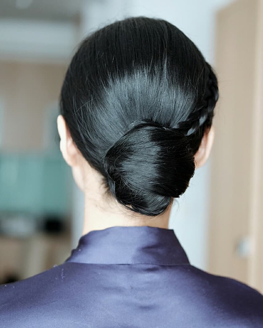 Simple Classic Chignon hairstyle