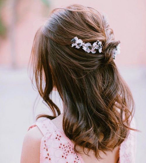 28 Prettiest Half Up Half Down Prom Hairstyles For 22