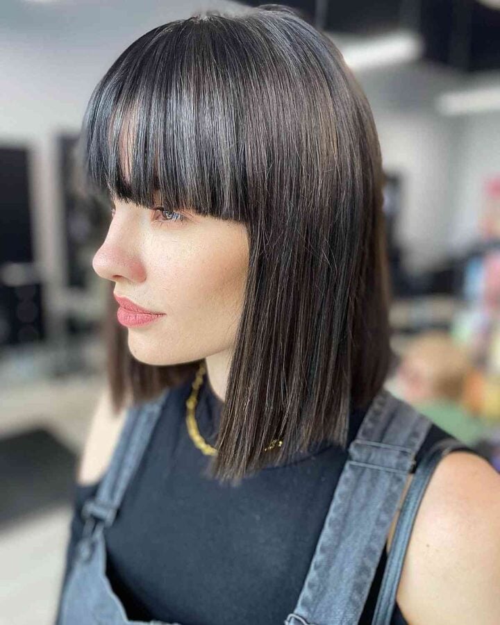 40 Trendy Blunt Bob With Bangs To Inspire Your Next Chop 