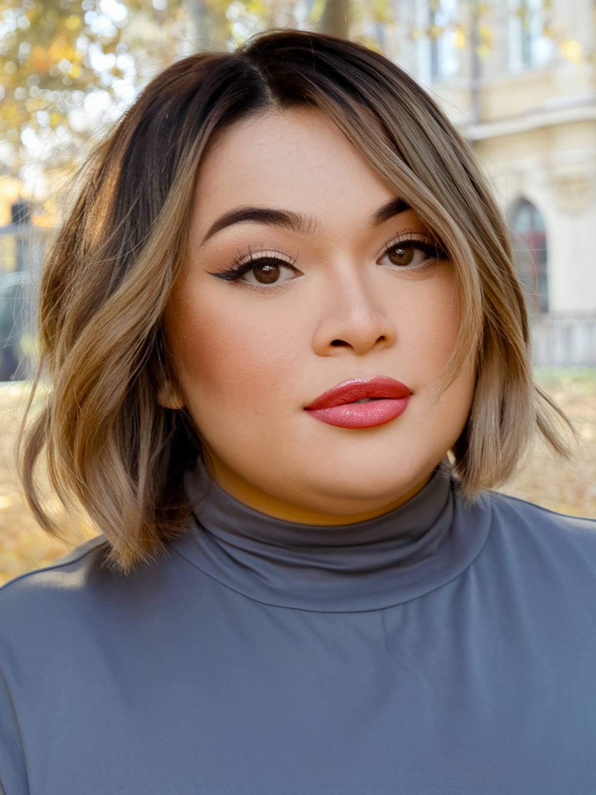 Bob haircut with layers for fine hair for plus size women