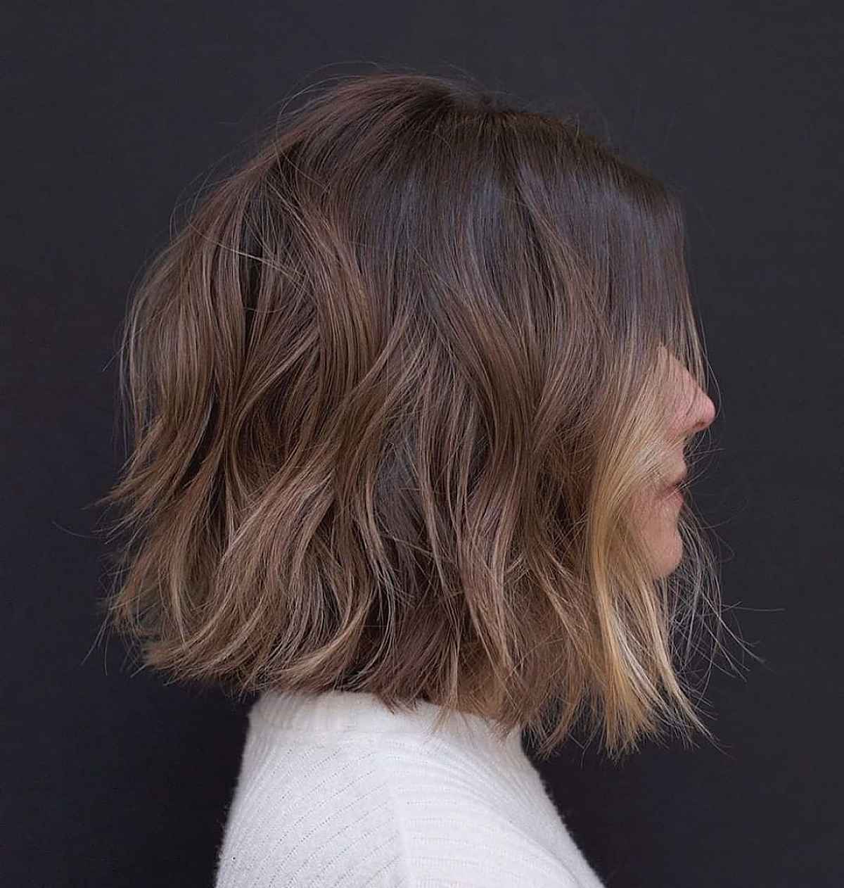 Sliced Wavy Lob with Textured Ends