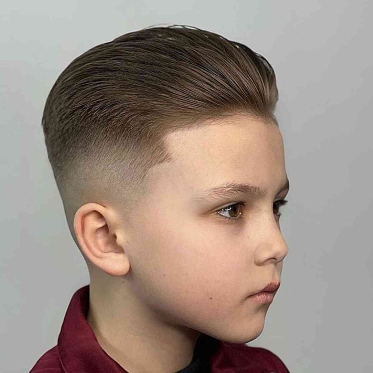Slicked Back And Faded Hair For Boys 750x750 
