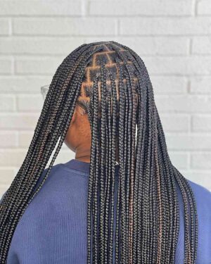 25 Coolest Small Knotless Braids Black Women Are Getting in 2024