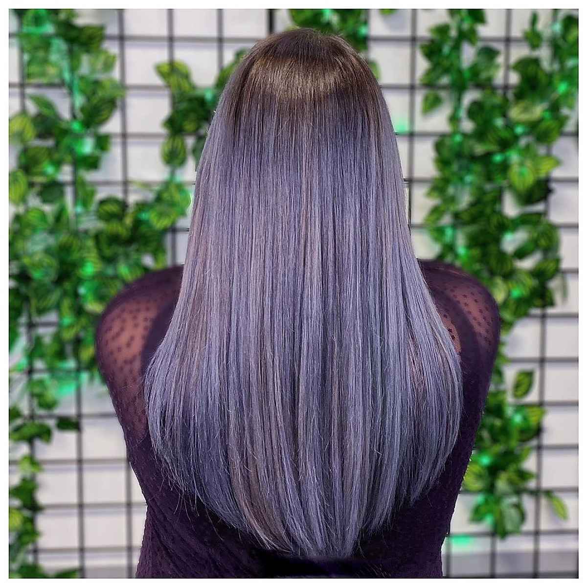 Smokey Violet Hair Color