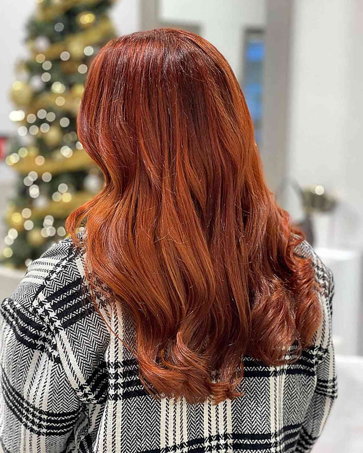 Soft Auburn Red Hair Color