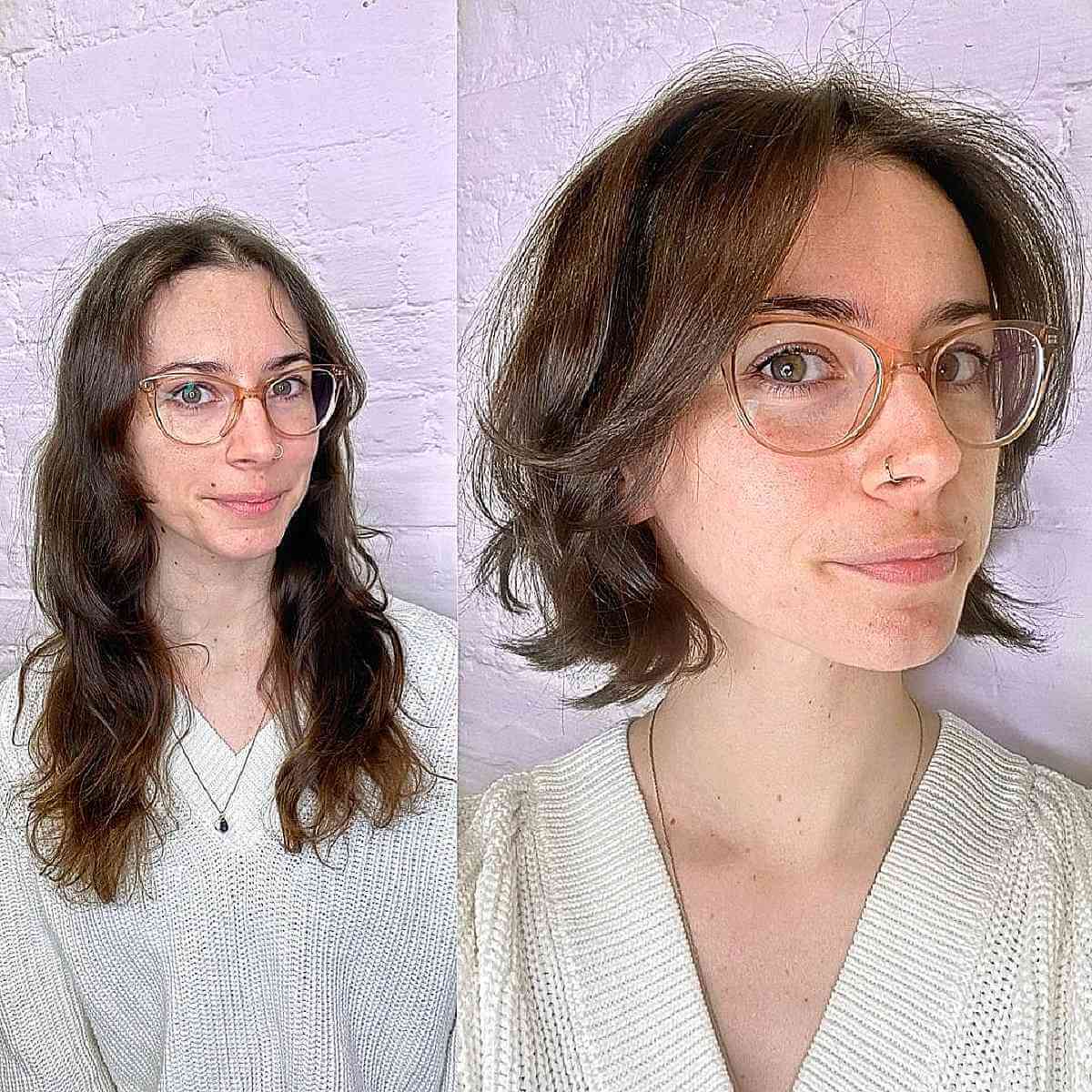 Soft Bob with Layers for Fine Hair