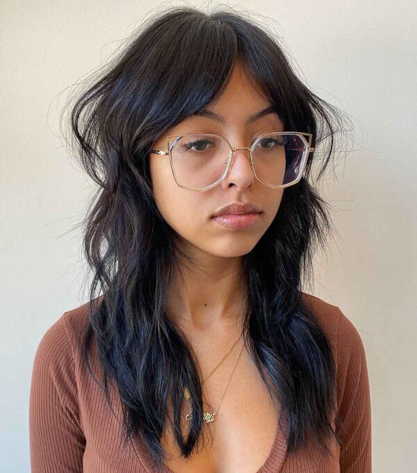 Curtain Bangs on Long Hair 29 Ideas to Get Rid of Boring Hair