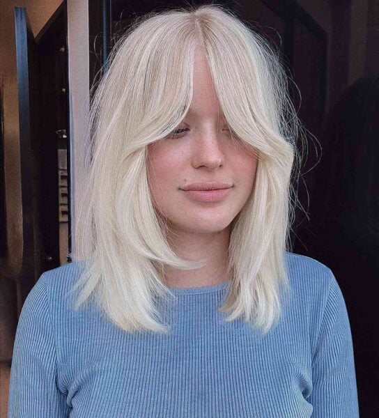 35 Trendy Ways to Get Bottleneck Bangs Right Now