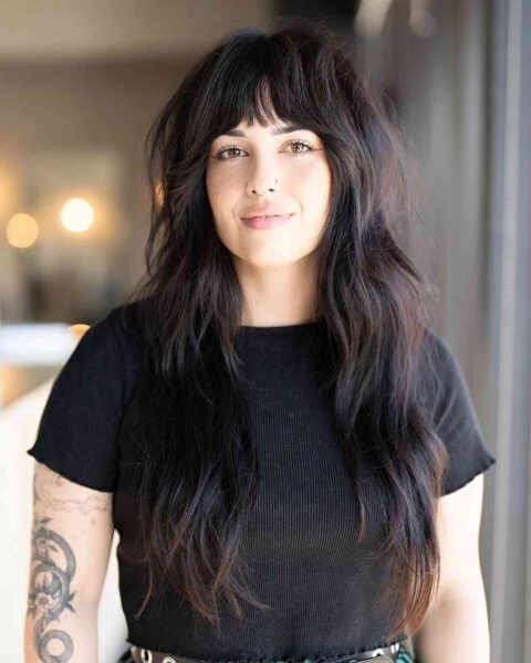 28 Gorgeous Long Black Hair Ideas to Consider Right Now