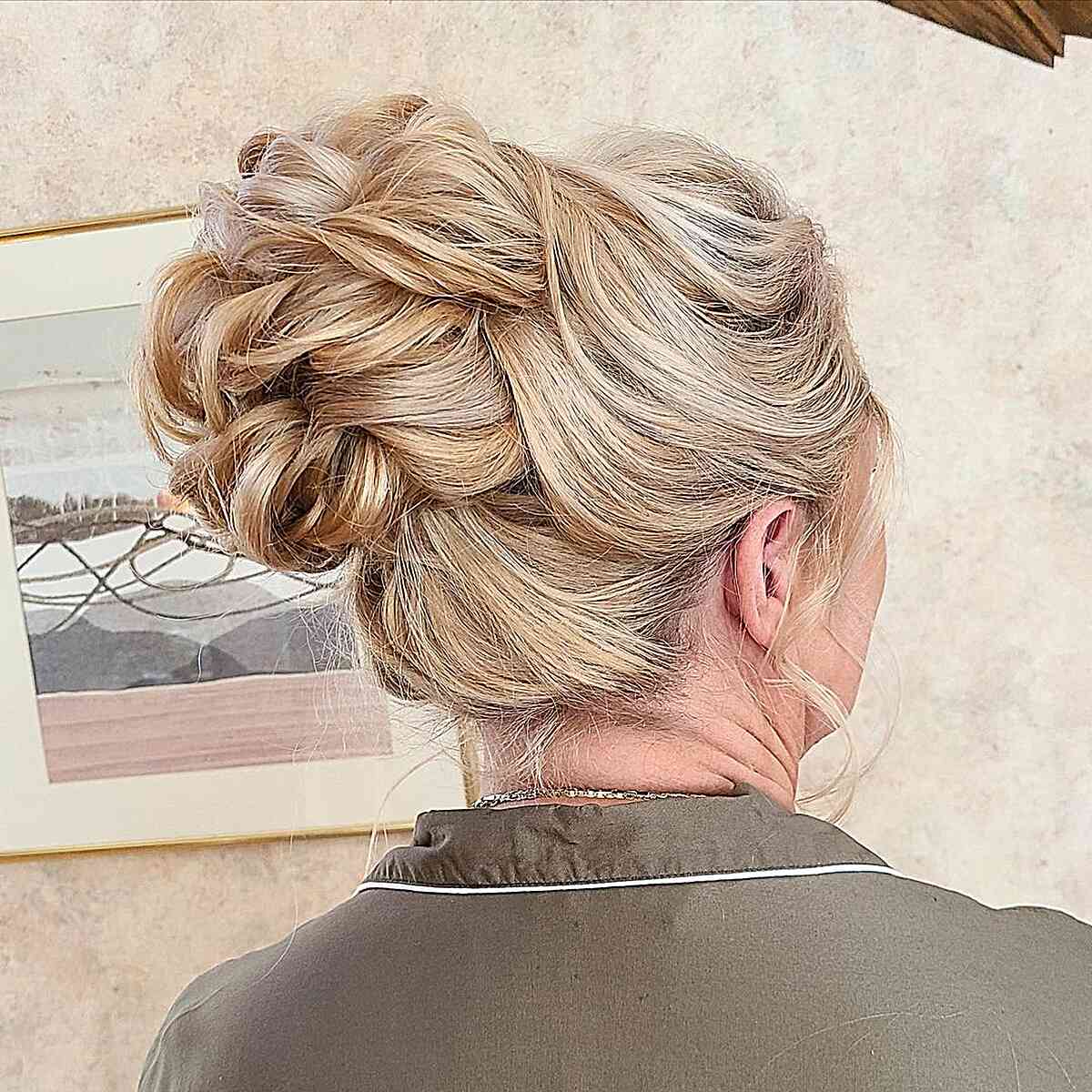 Soft Voluminous Upstyle for Mothers of the Groom