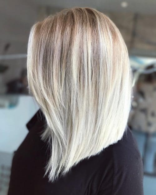Straight Ombre on an A-Line Lob