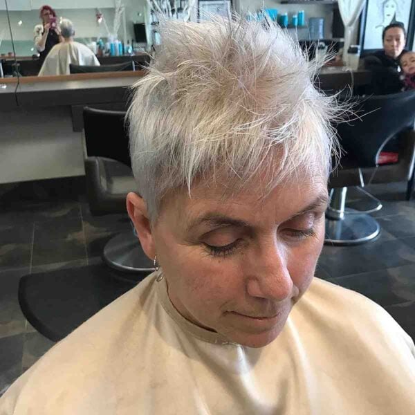 27 Short Spiky Haircuts for Women Over 60 with Sass