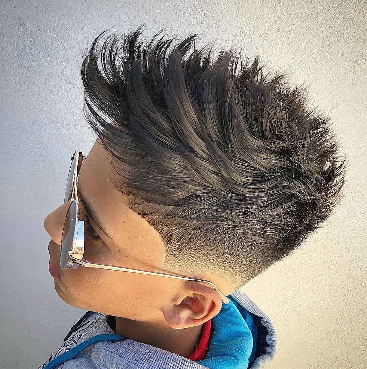 spiky hair fade for preschooler boy
