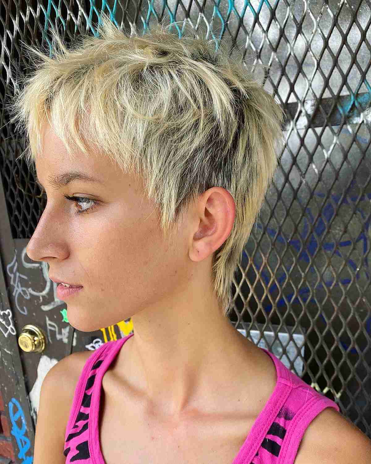 Spiky Layers for Short Thin Hair